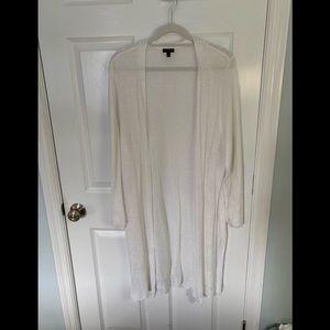 TALBOTS white linen duster size 3X